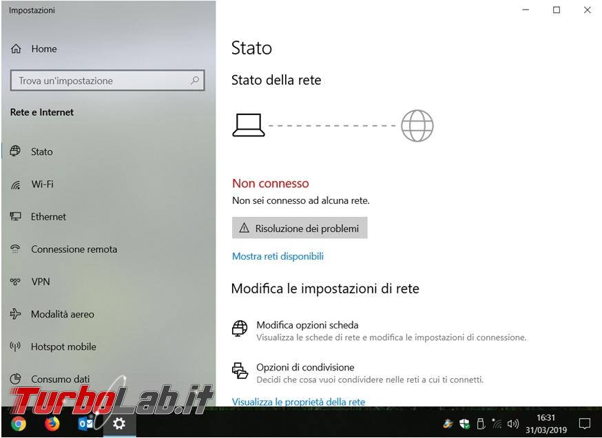 Lo è L'apparecchio Non Connesso Con La Rete Elettrica Come risolvere il problema dello stato della rete “Non connesso” con