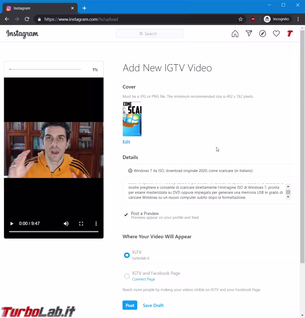 Come Pubblicare Un Video Di Youtube Su Instagram