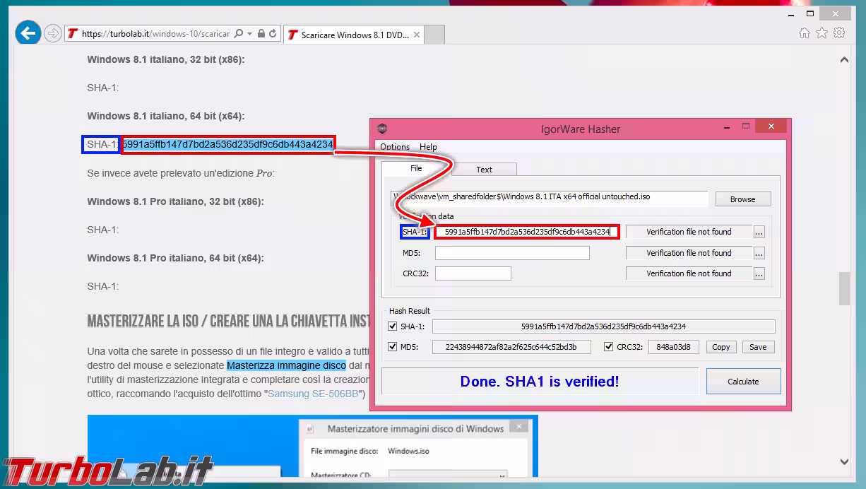IgorWare Hasher verify ok