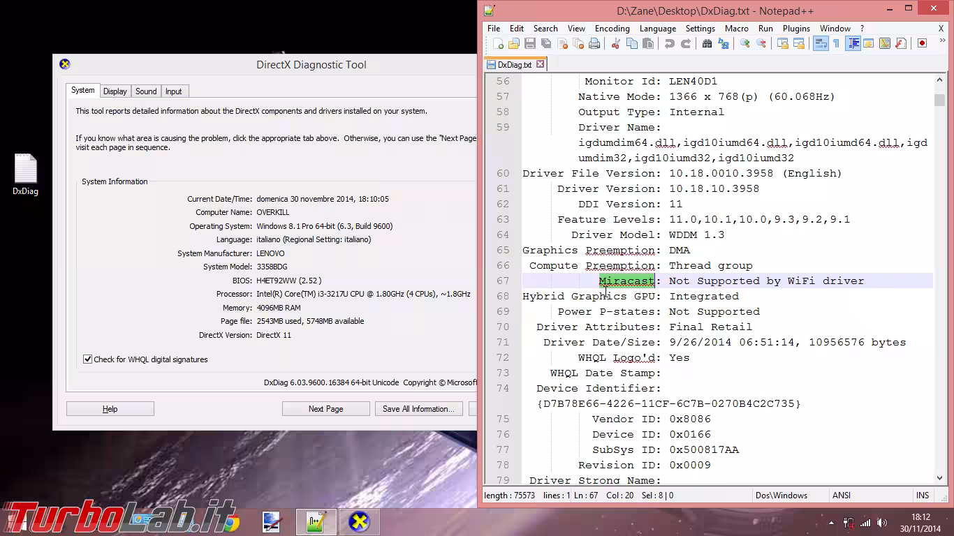 miracast not supported 