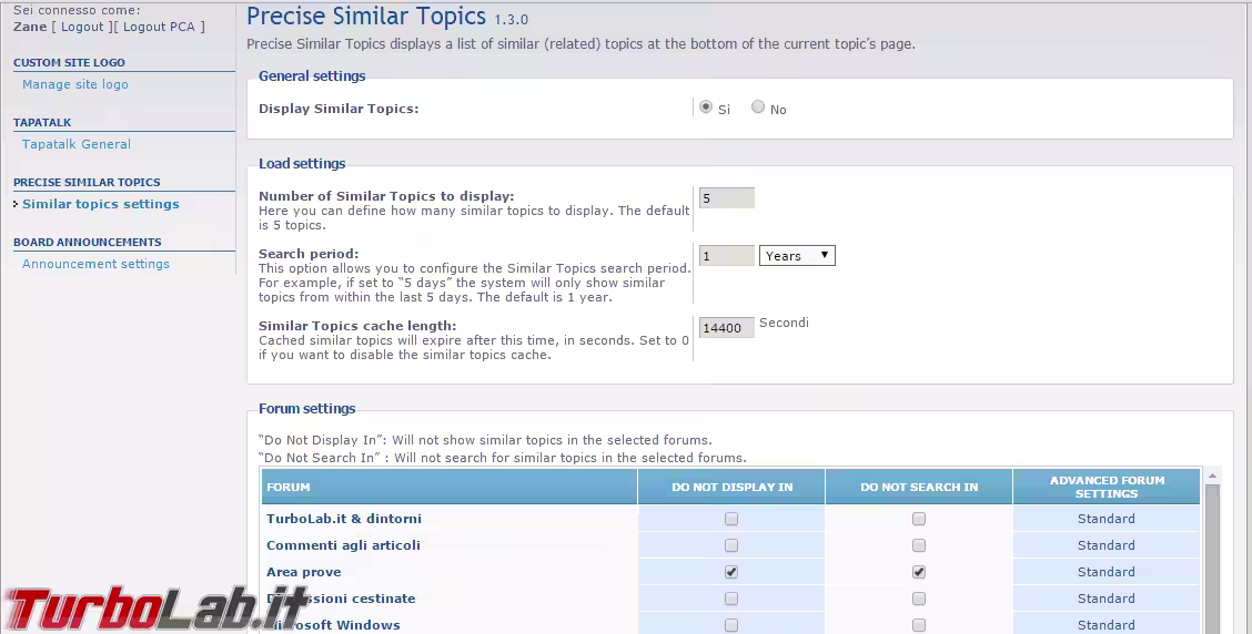 phpbb Precise Similar Topics acp