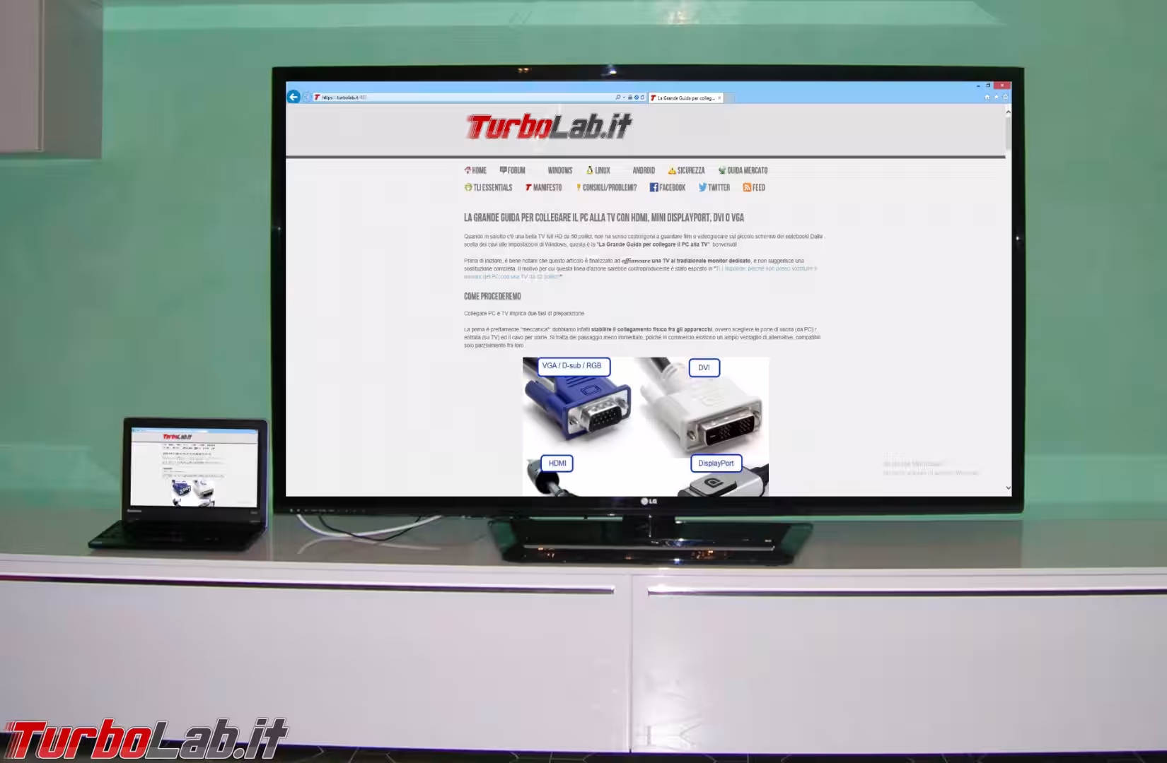 spotlight guida collegare pc t