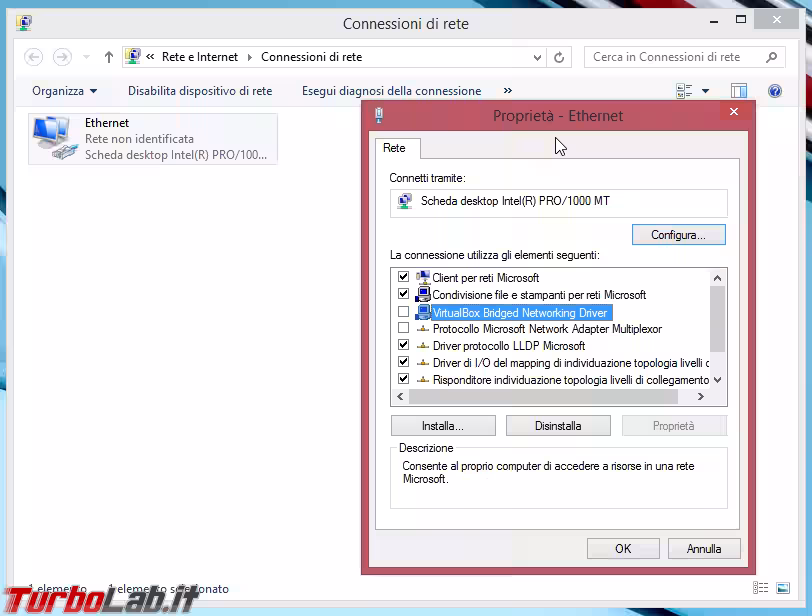 virtualbox bridged networking driver