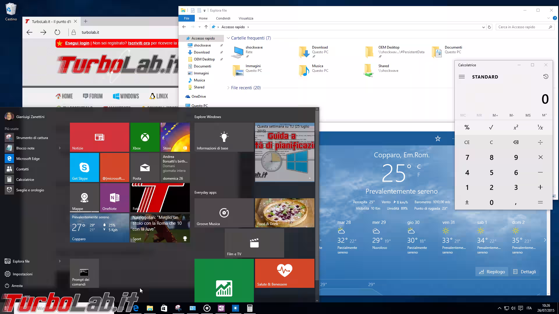 windows 10 deskto