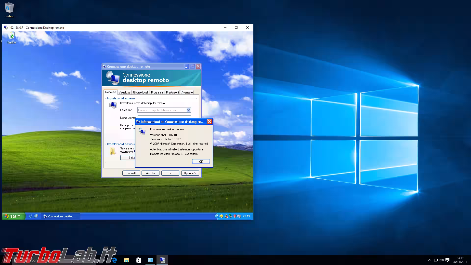windows 10 desktop remoto windows x