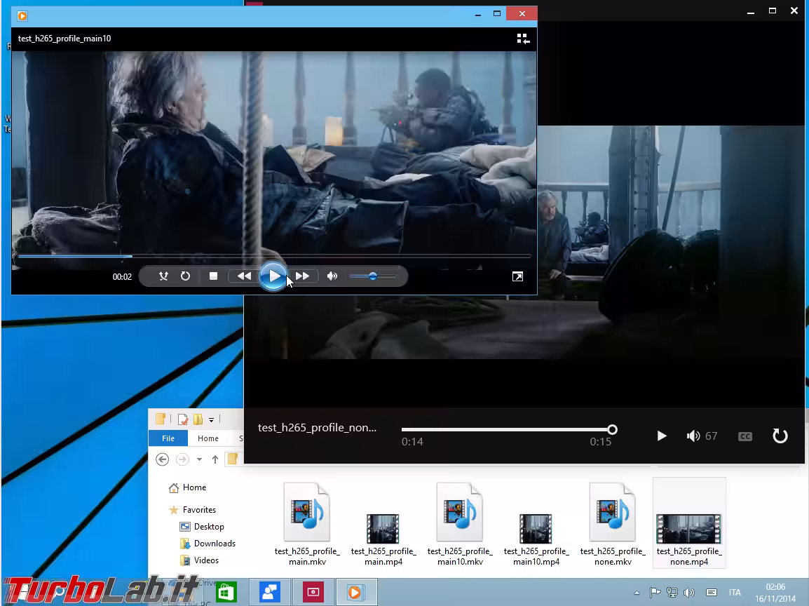 windows 10 h.265 Windows Media Player