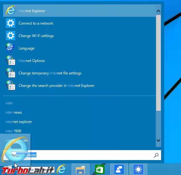 windows 10 start menu drag Internet Explorer