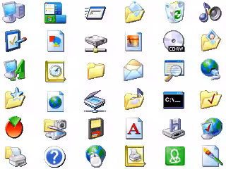 windows xp icons