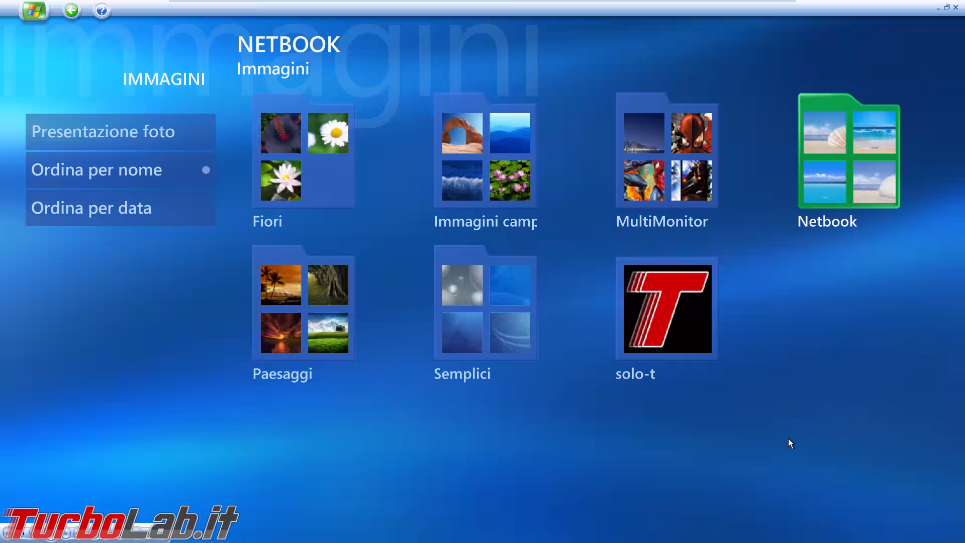windows xp media center immagi