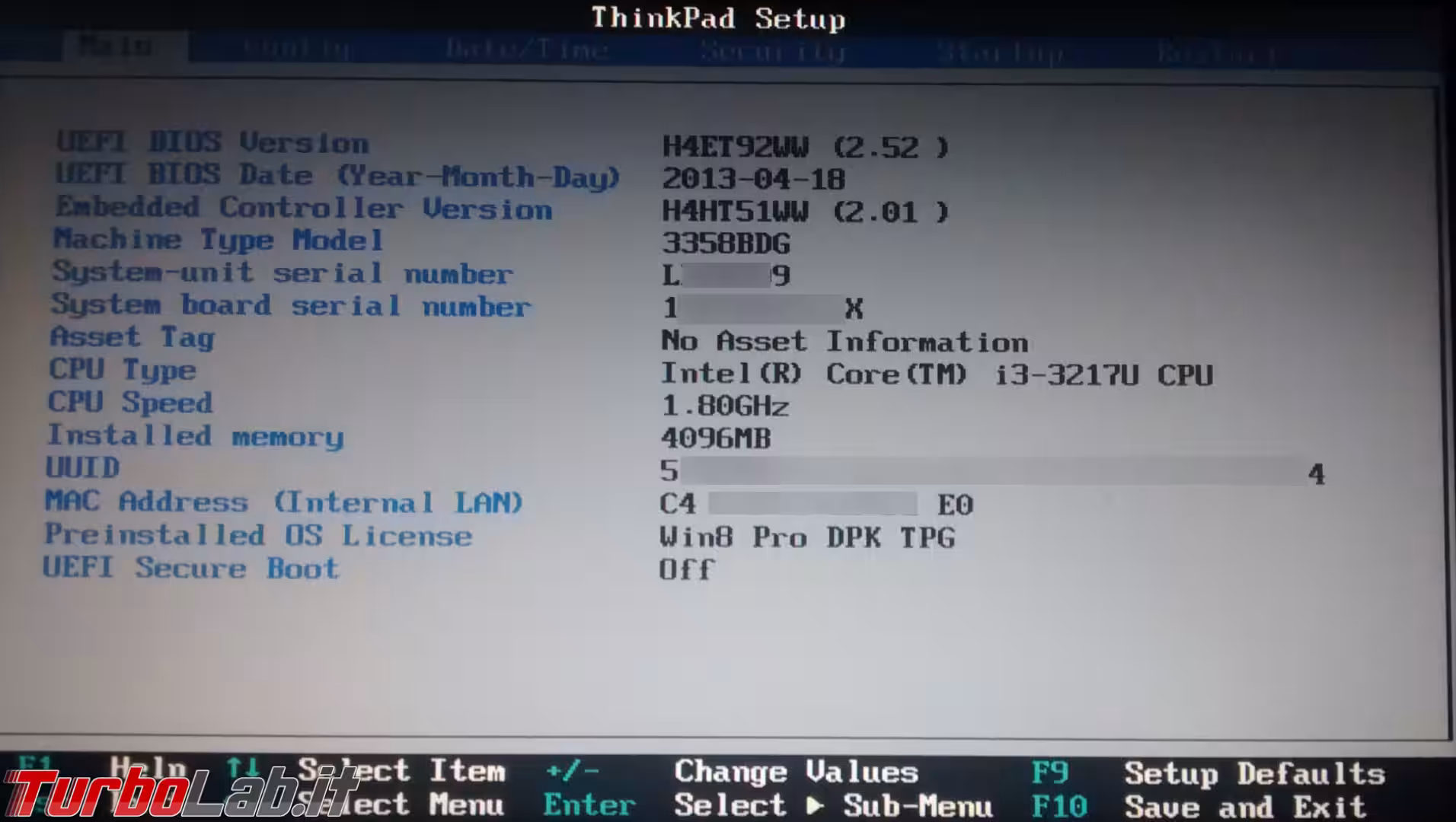 bios uefi thinkpad lenovo