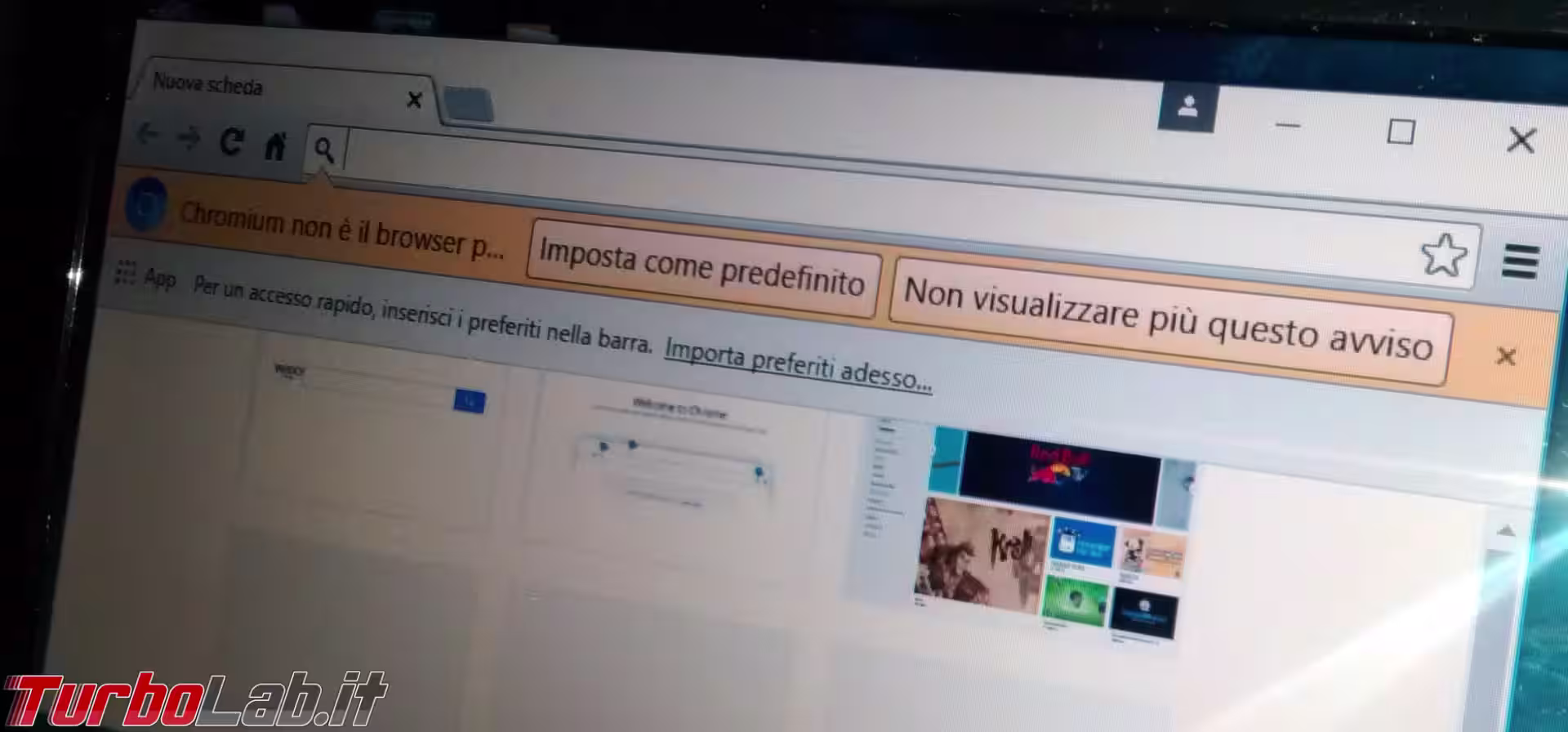 chromium prima esecuzione