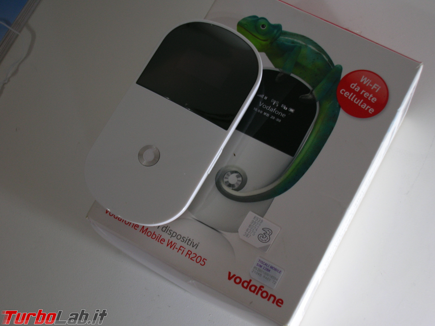 Tiscali Router Router 3G Vodafone Mobile Wi-Fi R205: come utilizzare la SIM di ...
