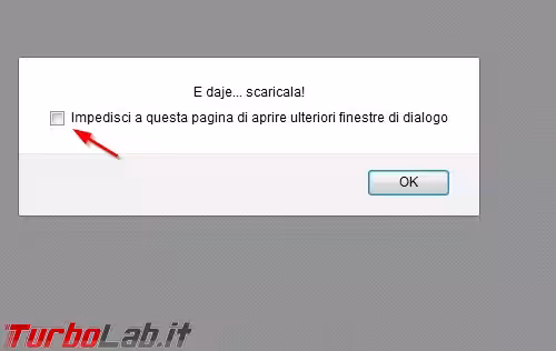Impedisci su firefox