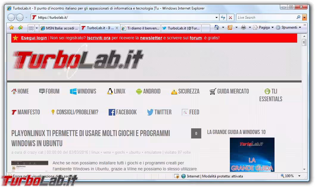 internet explorer 7