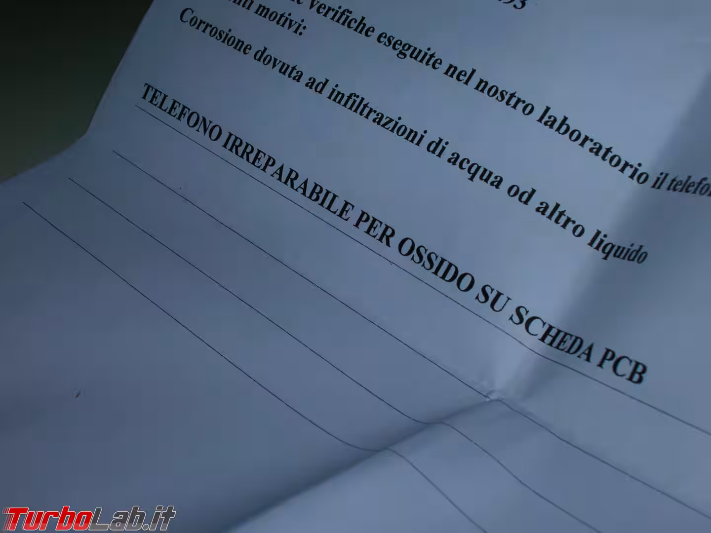 moto x style rapporto non riparabil