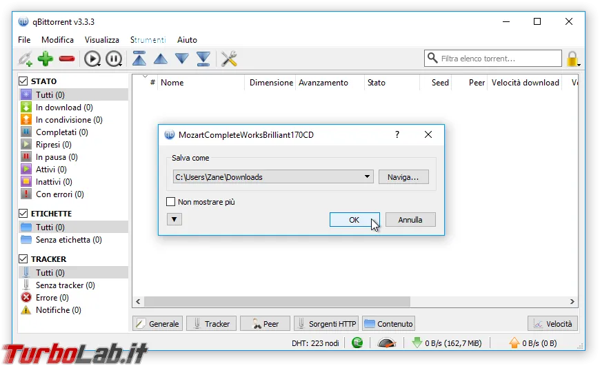 qBittorrent download torrent