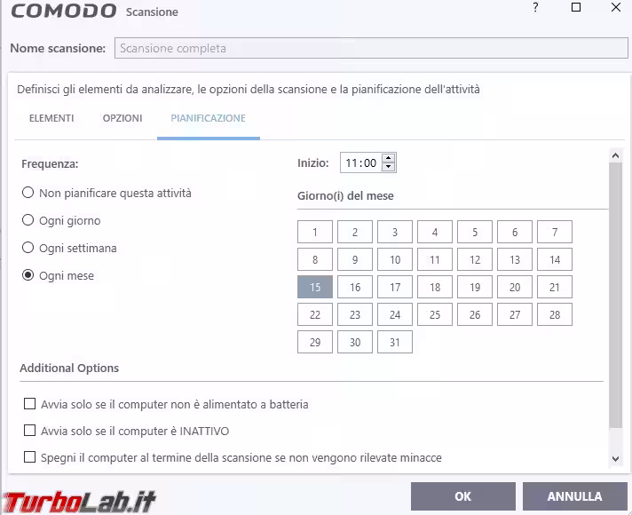 Scansione completa fatto