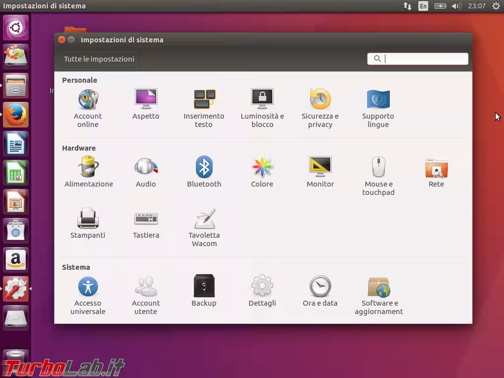 ubuntu 16.04 settings