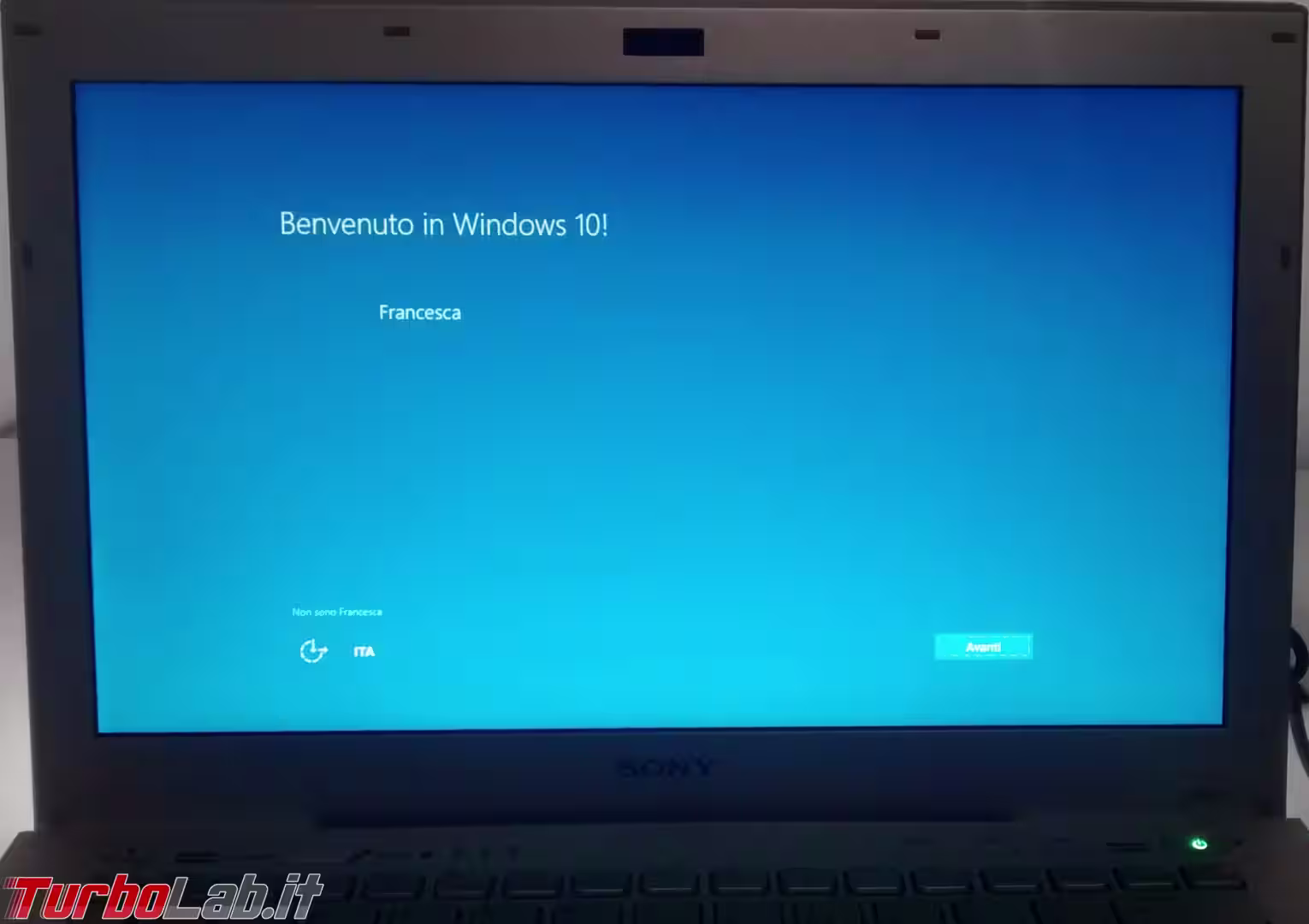 vaio update windows 10 oobe