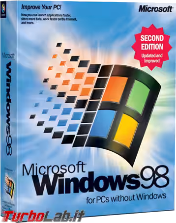 windows 98 se box