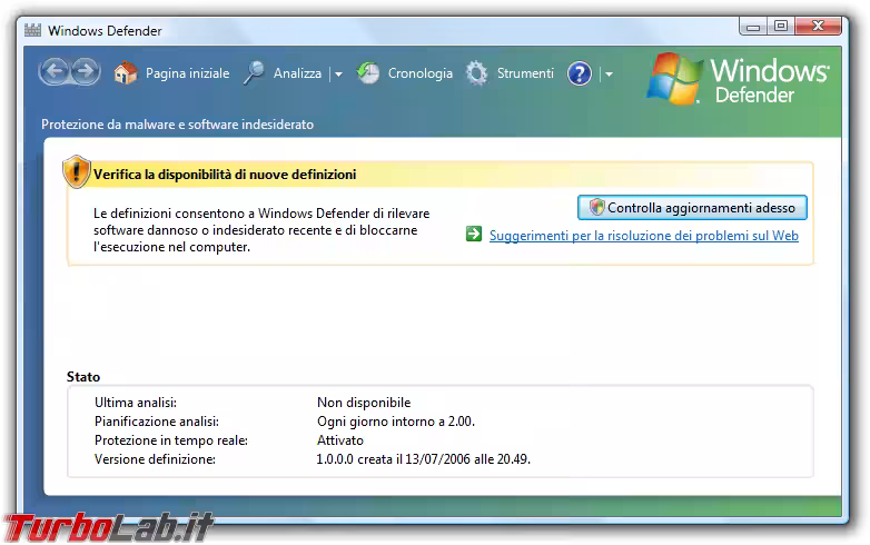 windows vista Windows Defender
