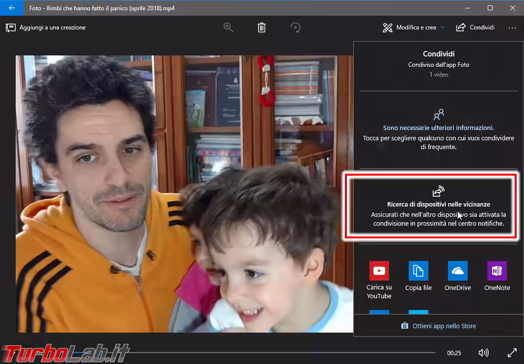 Condivisione in prossimità