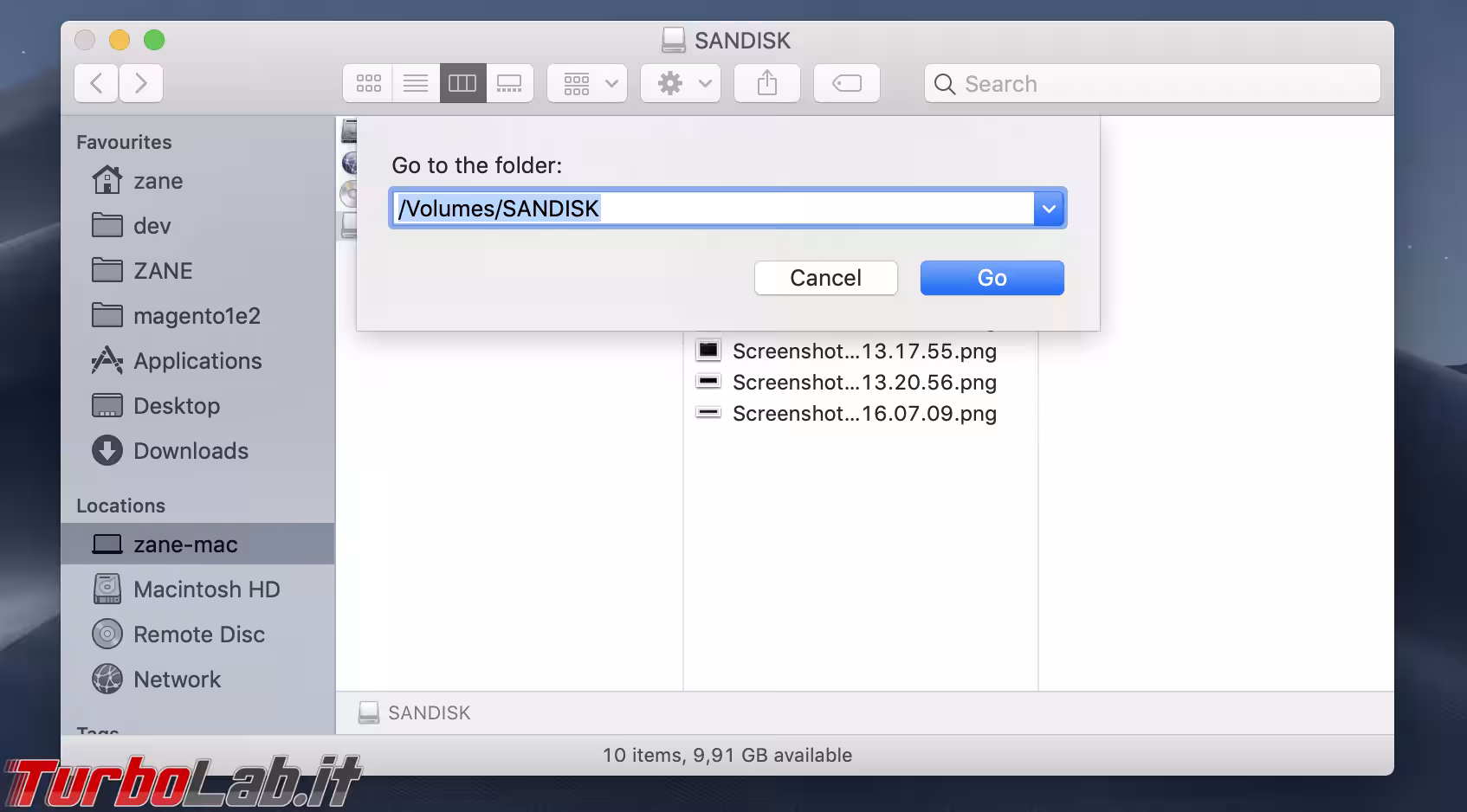 macos volume sandisk