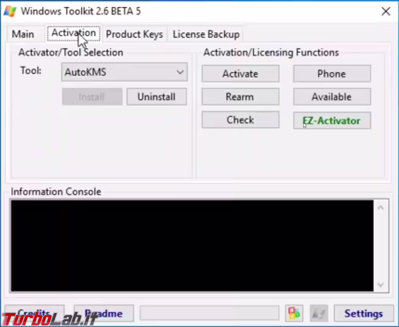 Microsoft toolkit crack attivazione