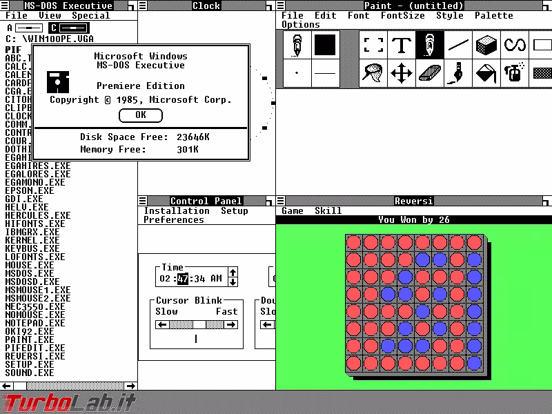 Microsoft windows 1.0 premiere editio