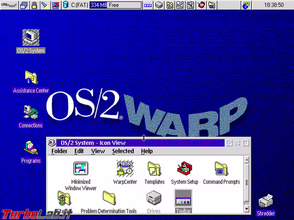 OS-2 Warp Desktop