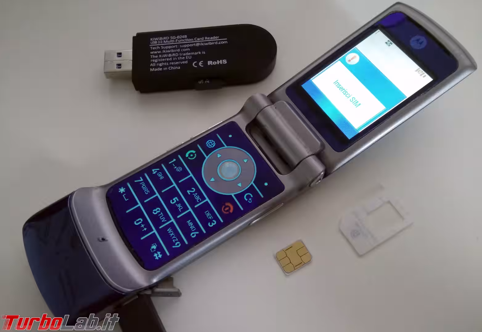 vecchio telefono Motorola KRZR