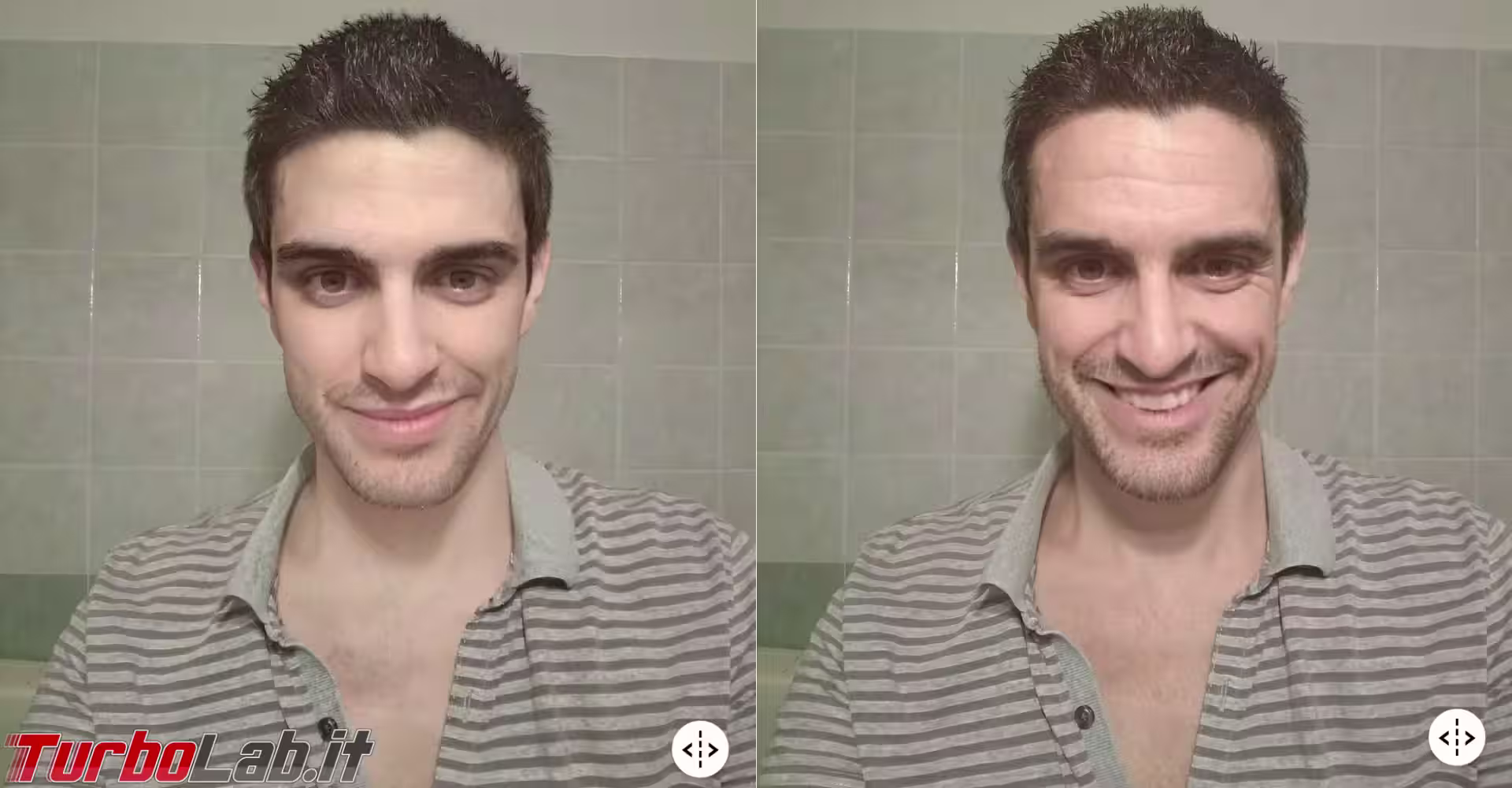 zane faceapp giovane sorridente