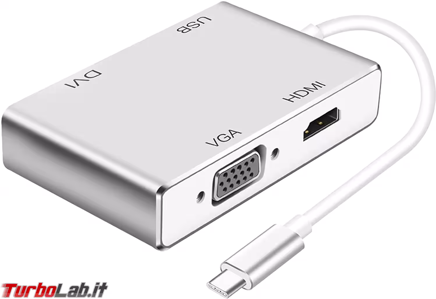 adattatore video USB Type-C hdmi dvi v
