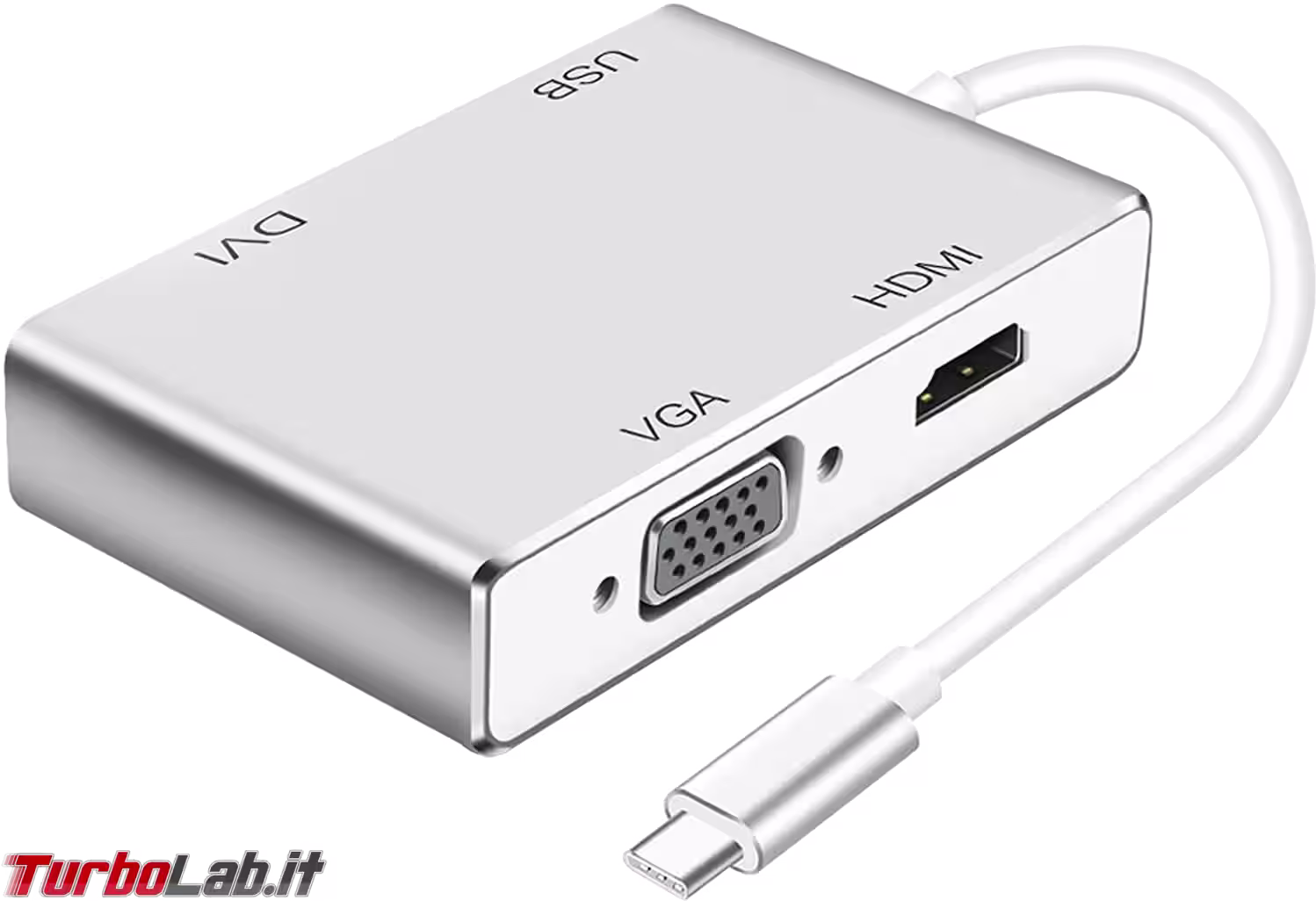 adattatore video USB Type-C hdmi dvi vga