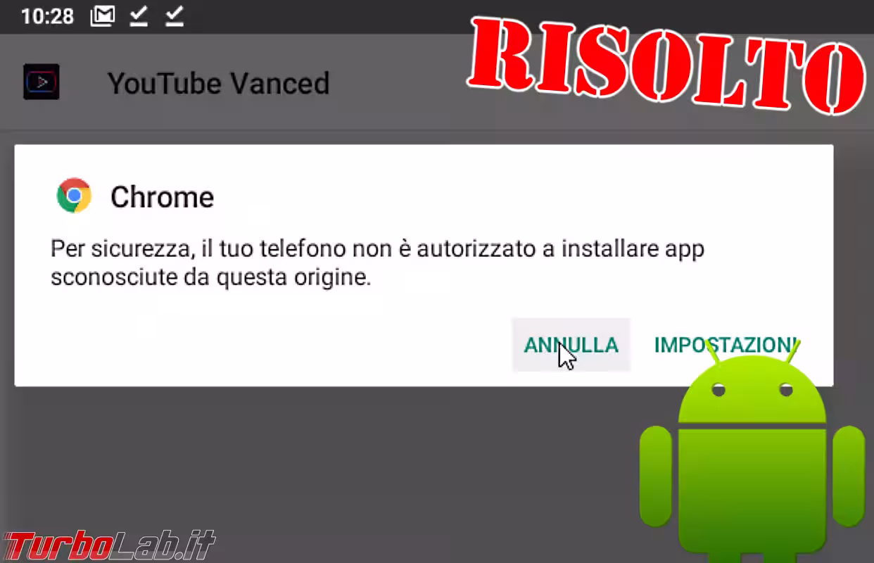 android 10 installazione apk