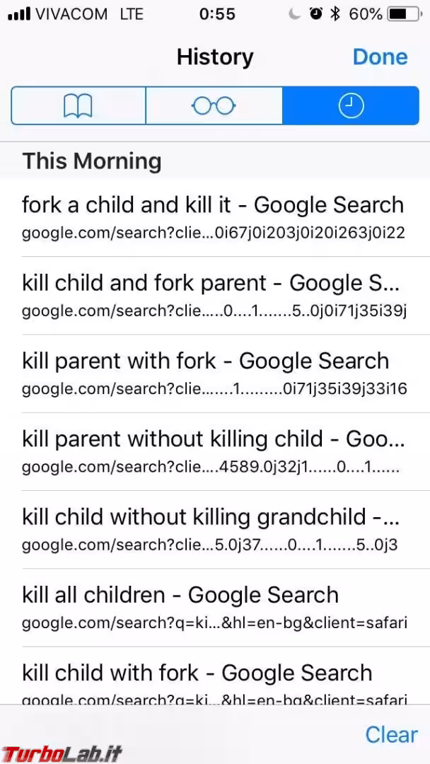 kill a child with fork