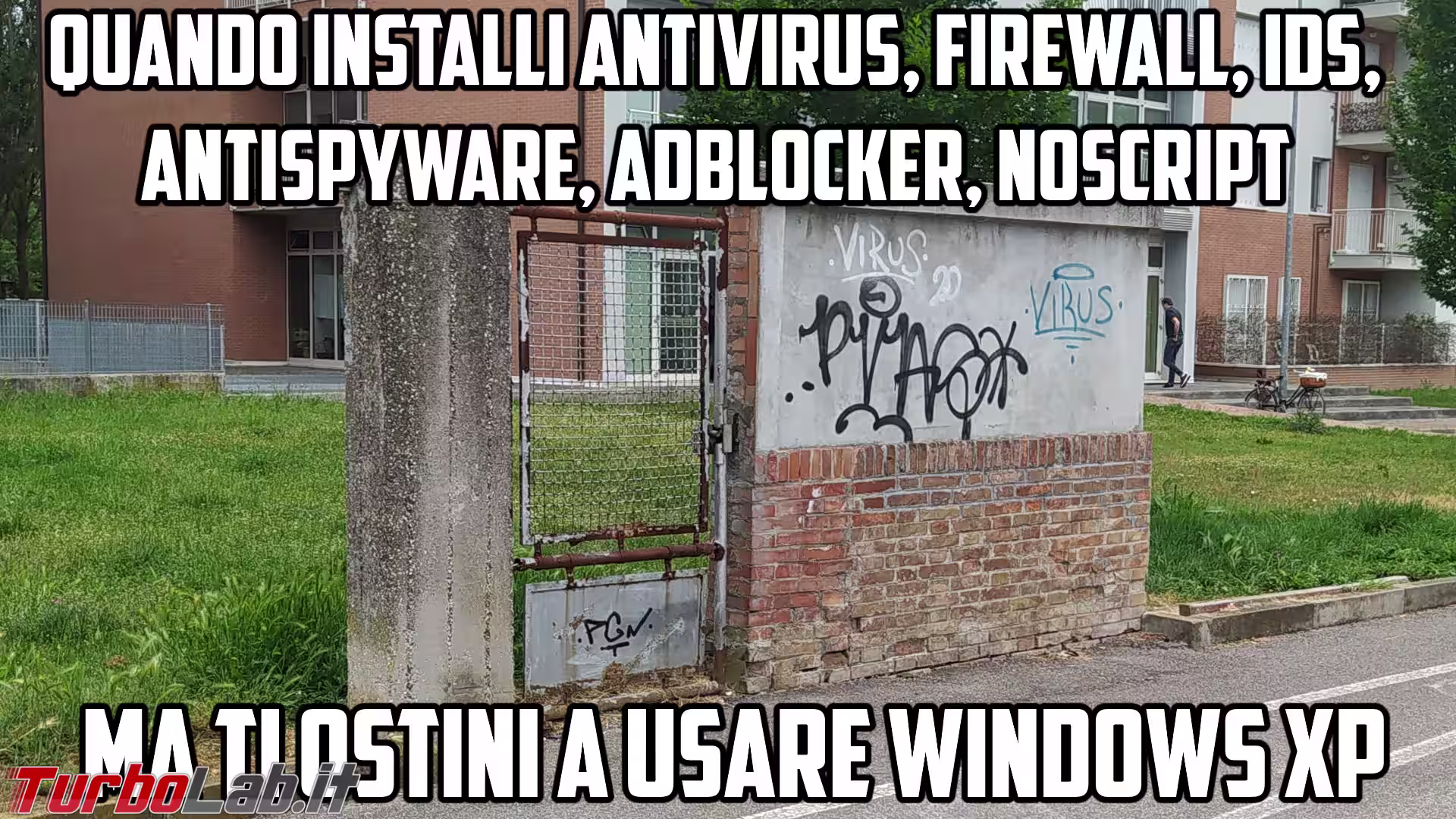 muro windows xp aperto meme