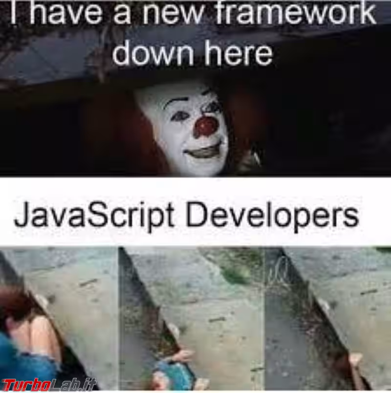 new js framework down her