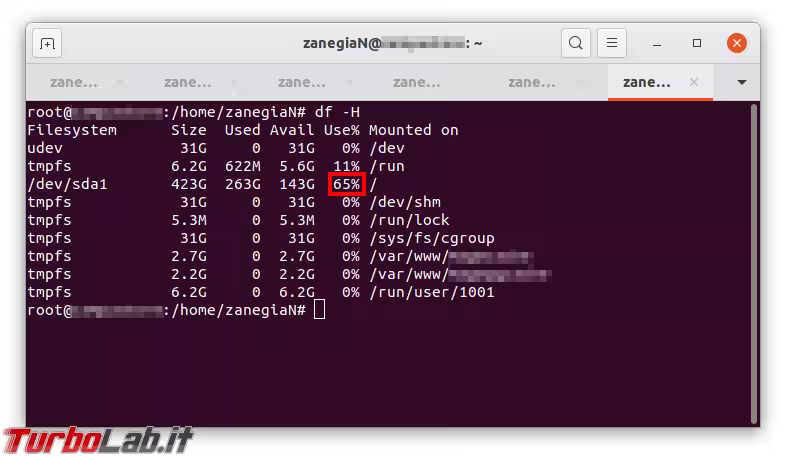 No space left on device (1)