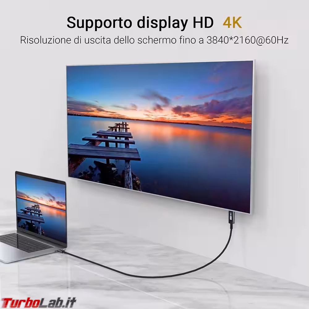 pc notebook schermo esterno