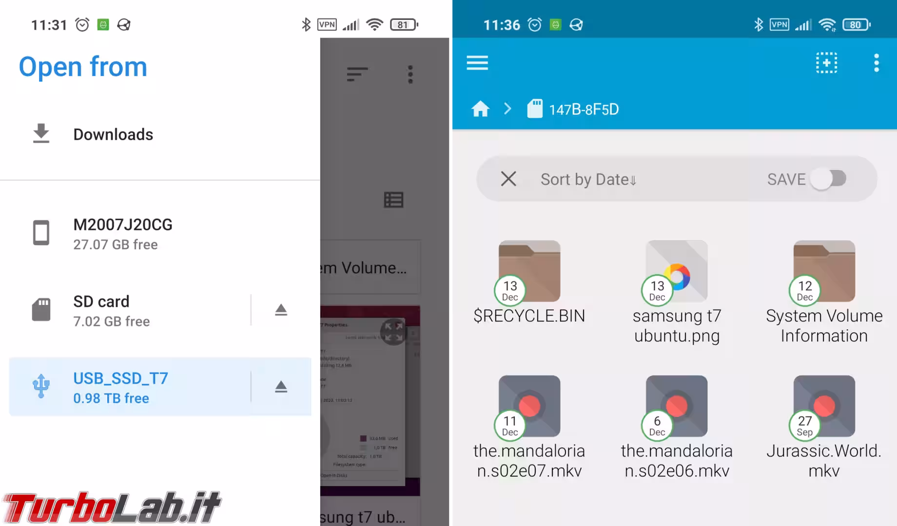 samsung ssd s7 su android