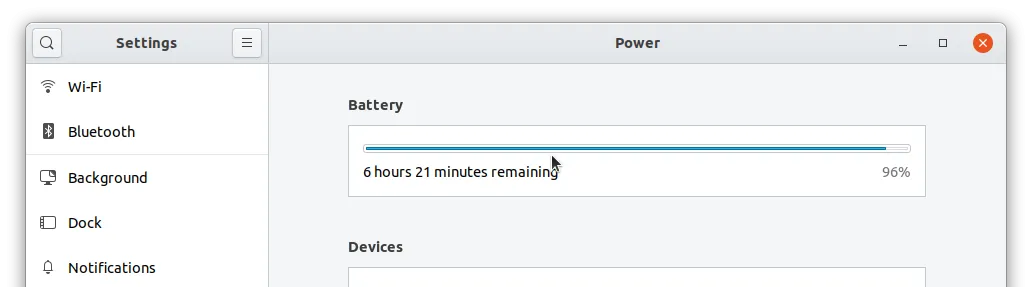 ubuntu batteria lu