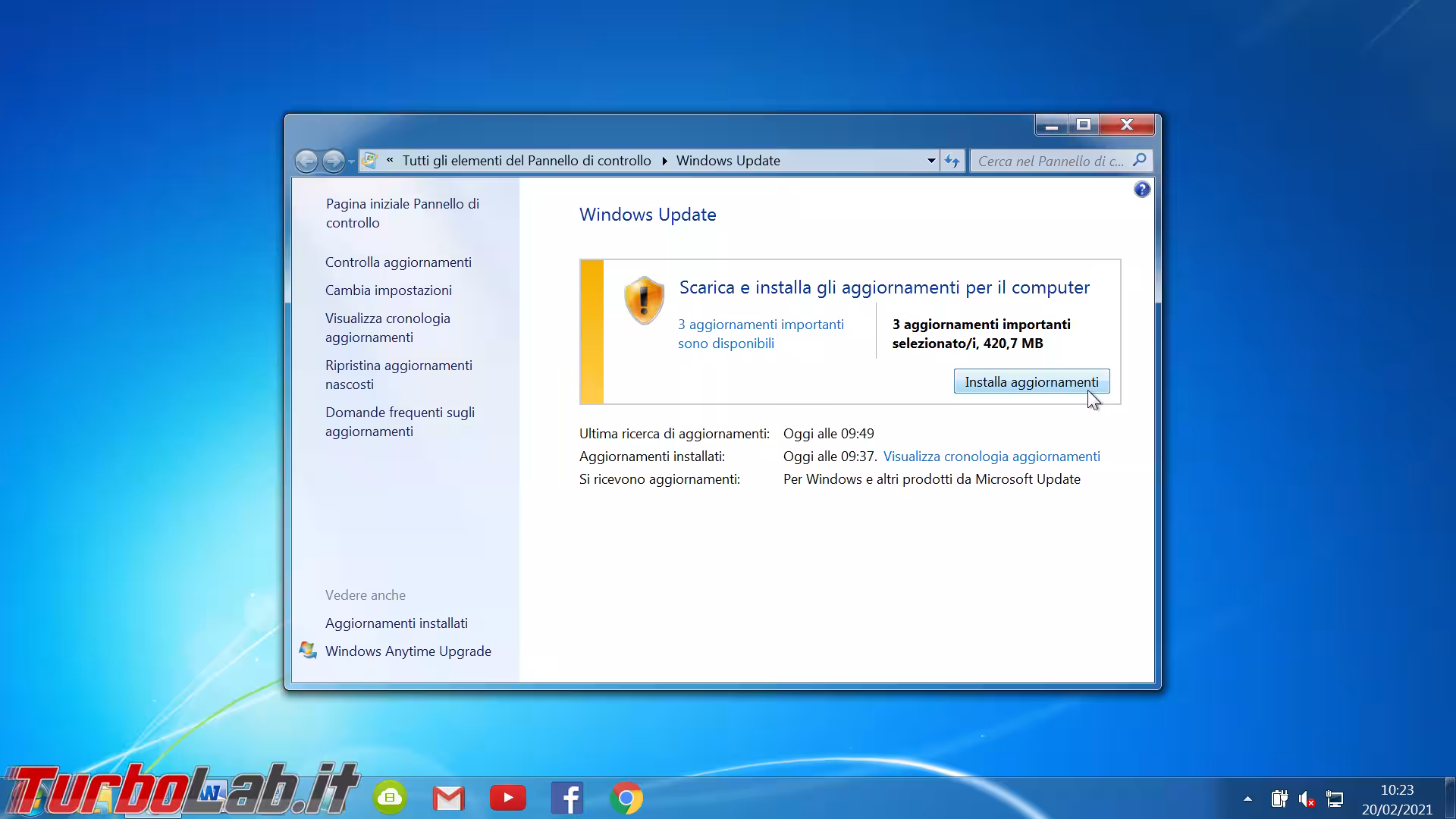 windows 7 windows updat