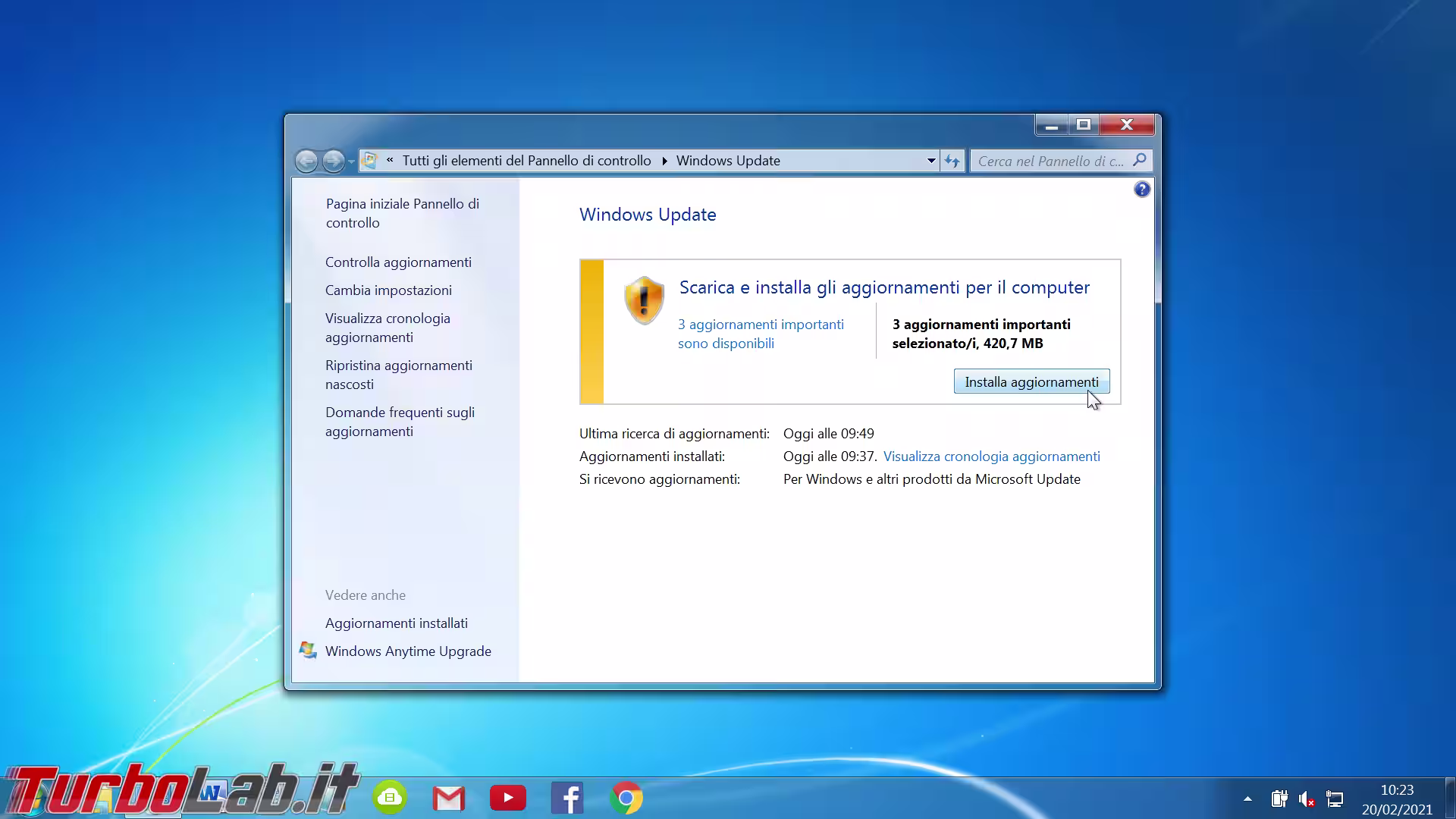 windows 7 windows update