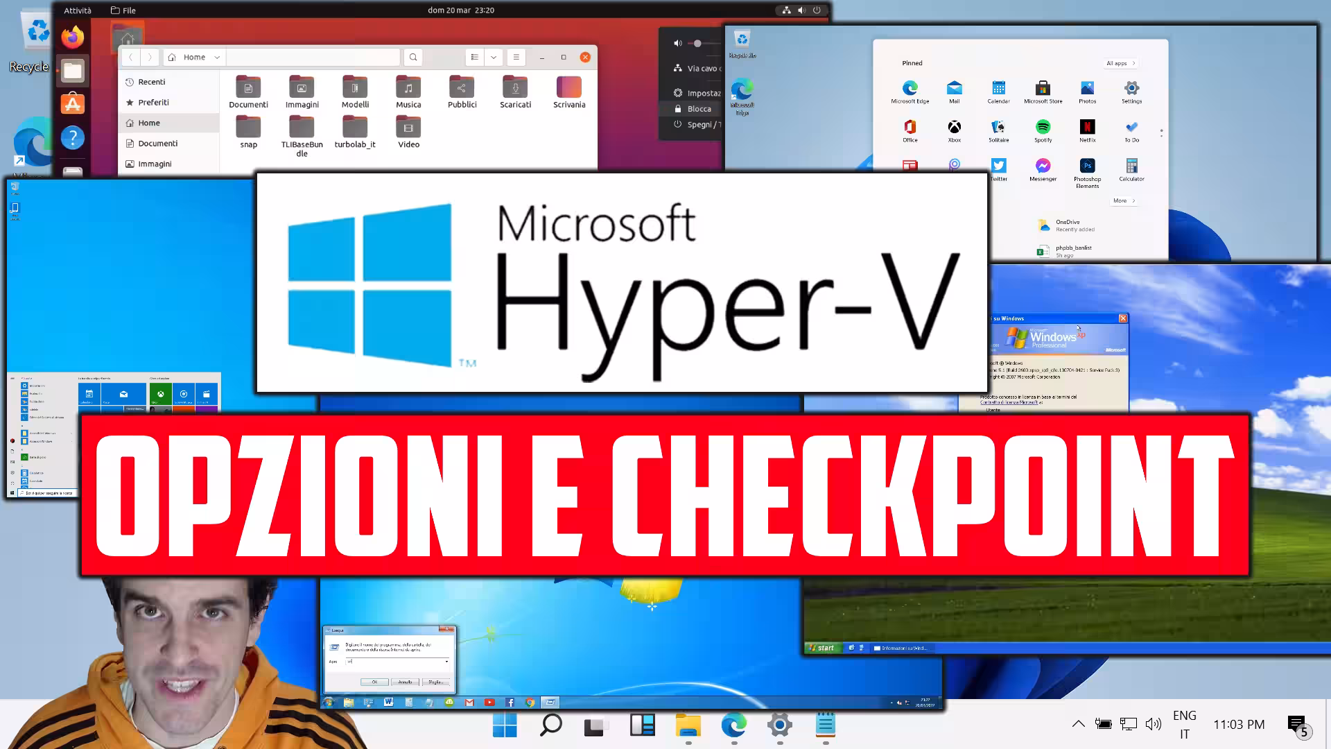 HYPER-V OPZIONI E CHECKPOINT spotlight