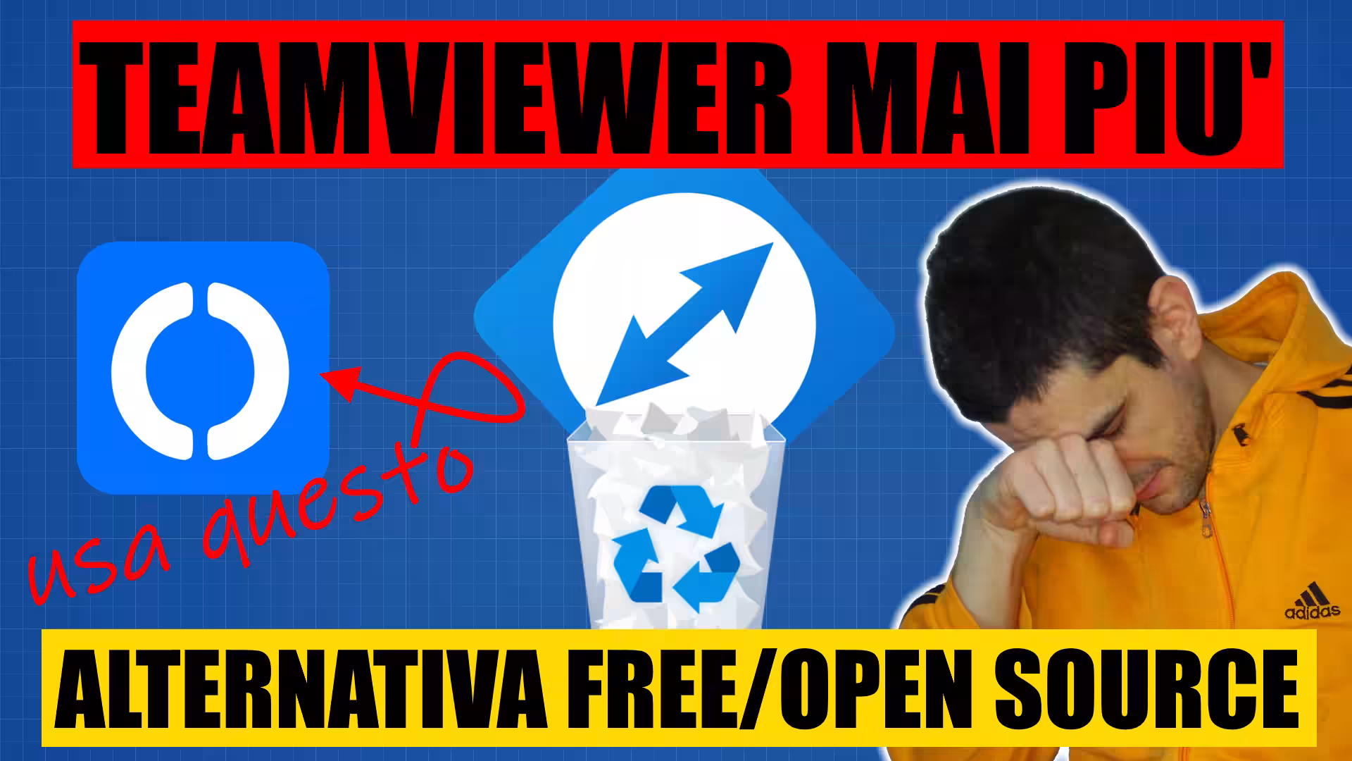 teamviewer mai più rustdesk spotlight