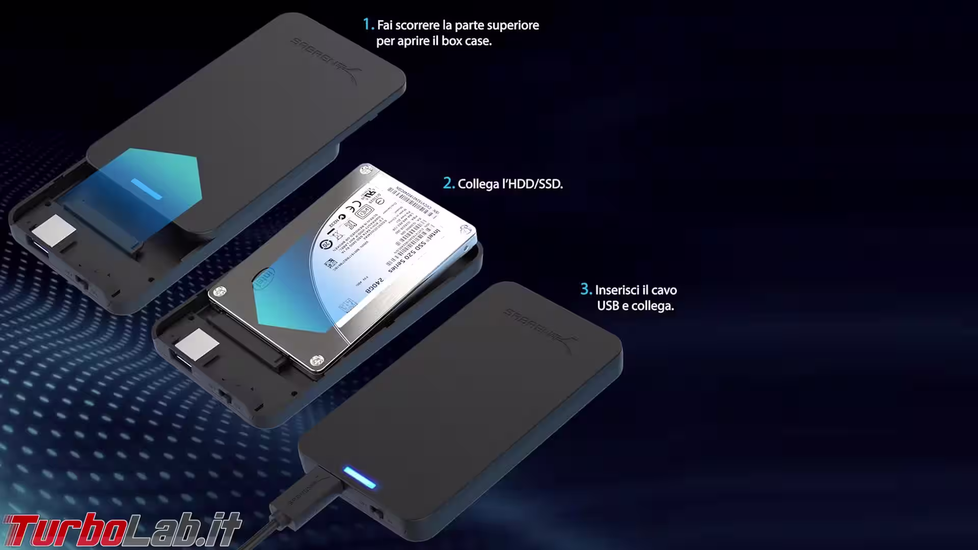 40 ssd enclosure case usb