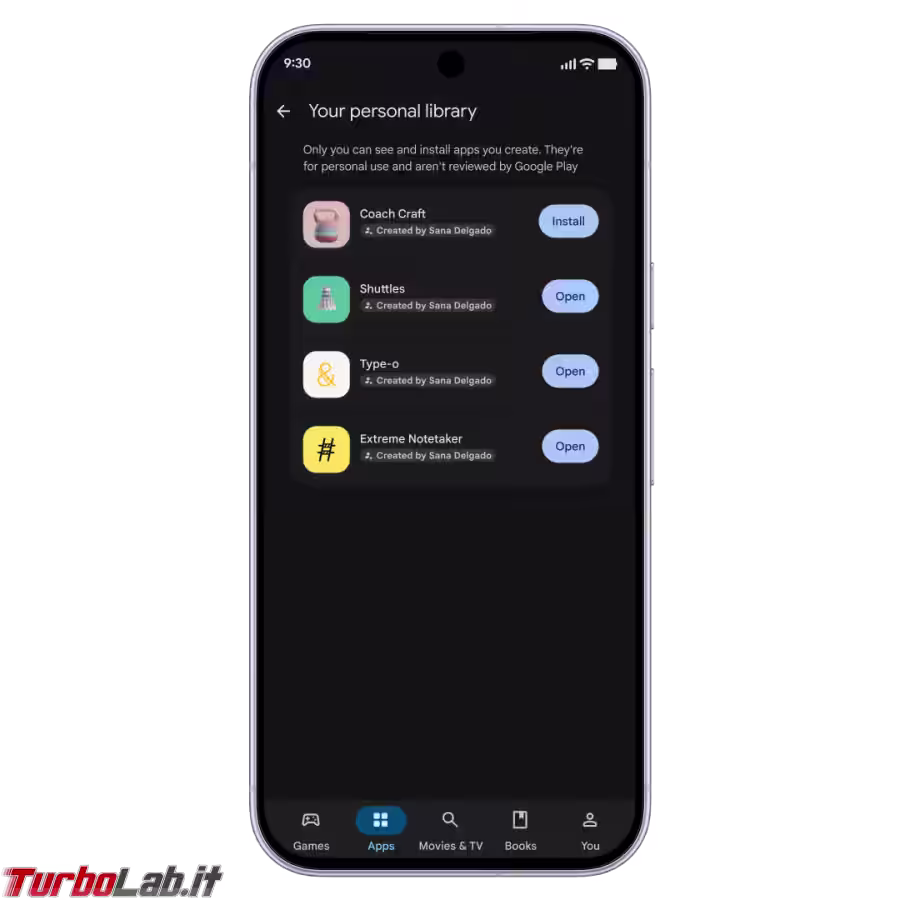 android personal apps