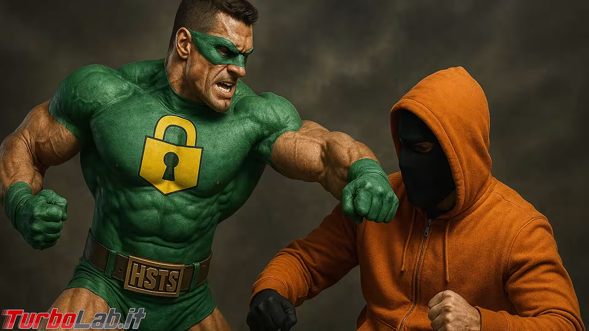 hsts superhero against hacker