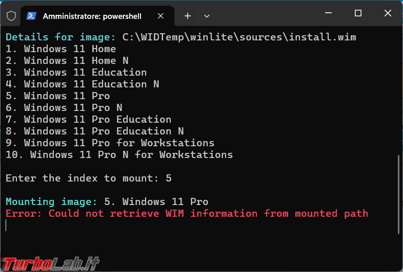 could not retrieve https: Images High Quality Grahic Come eliminare l'errore Could not retrieve WIM information from mounted ...